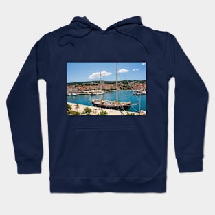 Supetar Harbour, Brac Island, Croatia Hoodie